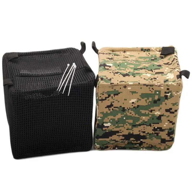 15X15X15CM Foldable Slingshot Target Box Cloth Target Box Recycle Shooting Archery Target Shooting Catapult Case Holder Camouflage Slingshot box