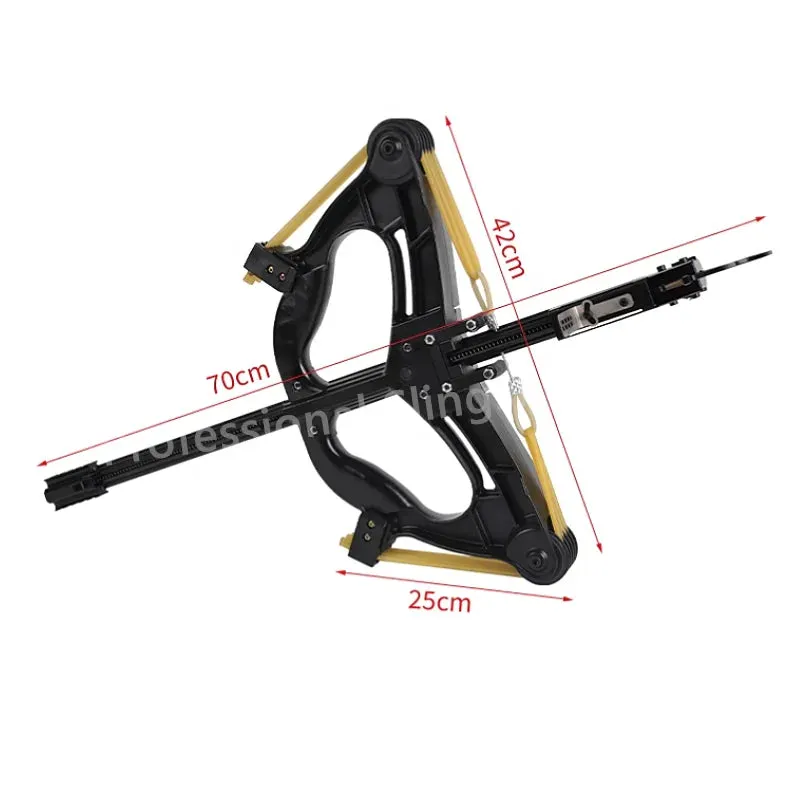 60LBS Slingshot Laser All Metal High-power Hunting Steel Ball Slingshot Composite Bow Steel Mini Infrared Composite Bow Set
