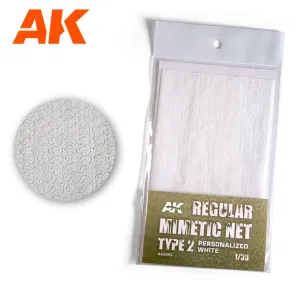 AK Interactive AK8063 Camouflage Net Personalized White Type 2