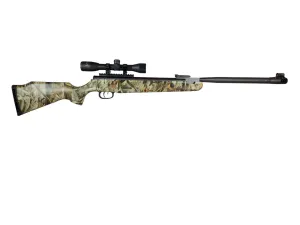 Beeman 1155 Camouflage 4.5Mm Air Rifle Spr. 1-Shot.  Luneta 4X32 Up To 17J