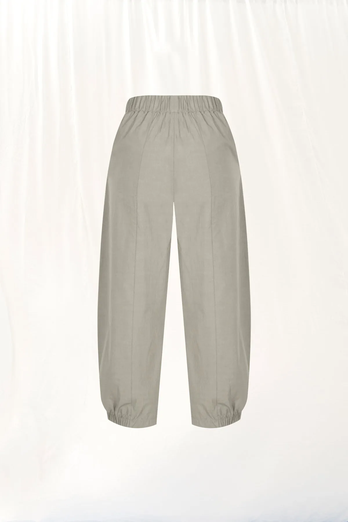 Beige Poplin Trousers 17108
