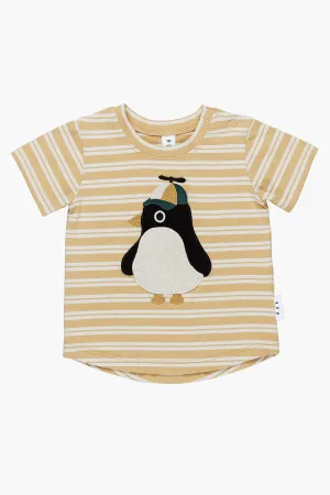 Boys Shirt Huxbaby Cool Penguin Stripe