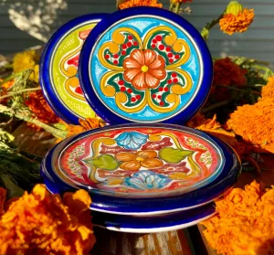 Colorful Mexican Talavera Mini-Plates