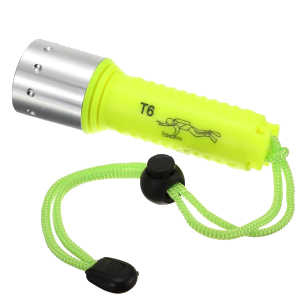 Cree Xm-l T6 LED Diving Flashlight Submarine Lamp Underwater Torch Waterproof