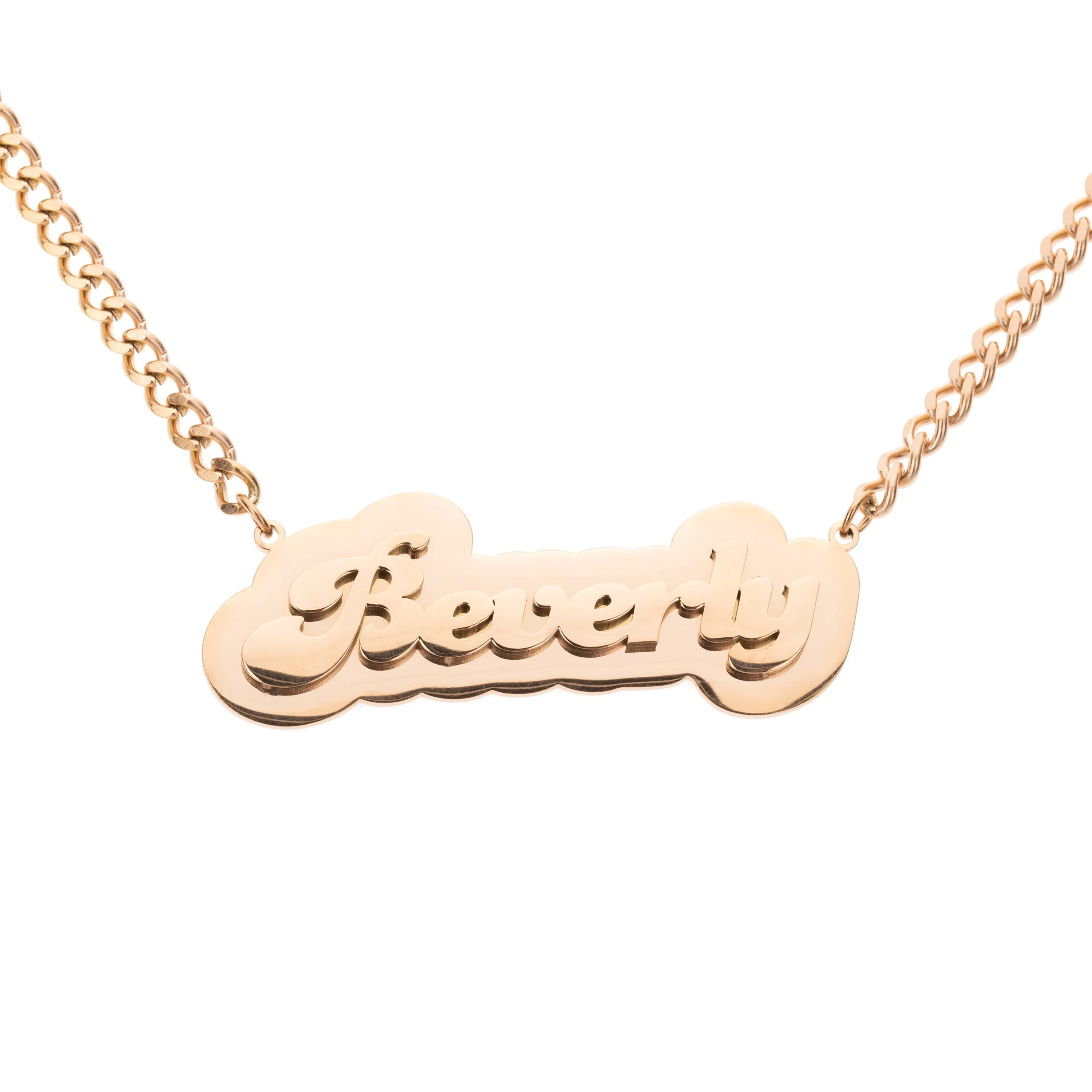 Customizable Nameplate Necklace