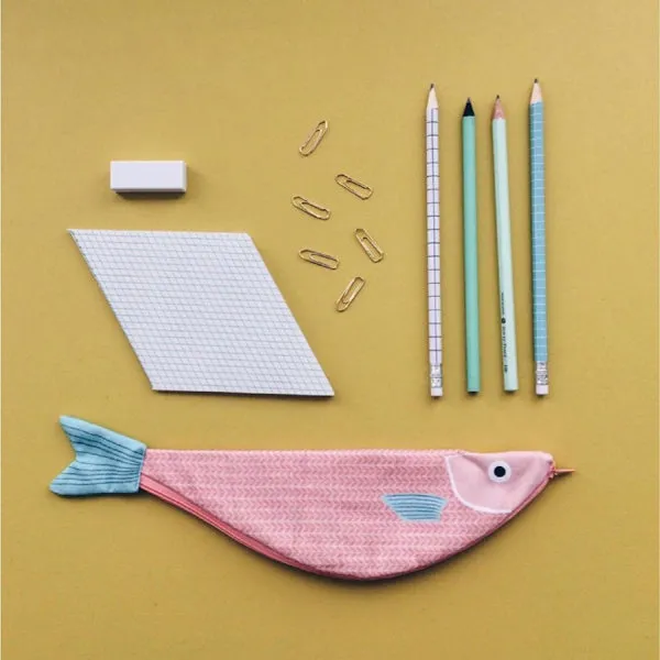 Don Fisher Fish Pencil Case - Red Mullet