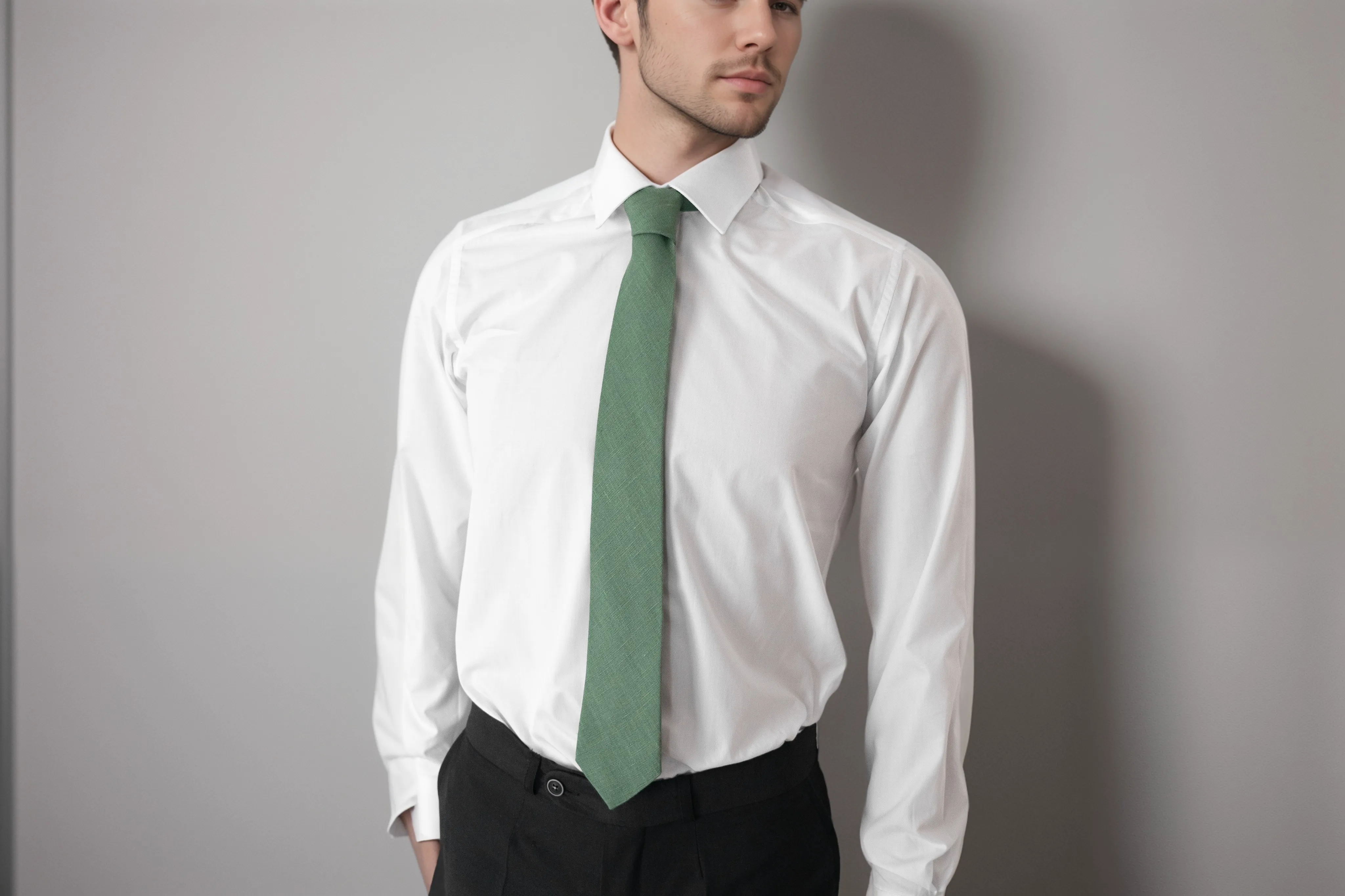 Dusty Rose Skinny Necktie for Men: Designer Wedding Ties