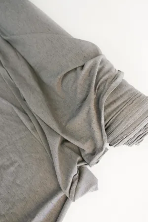 Ex-Designer | Japanese Wool Cotton Knit - Ash Grey