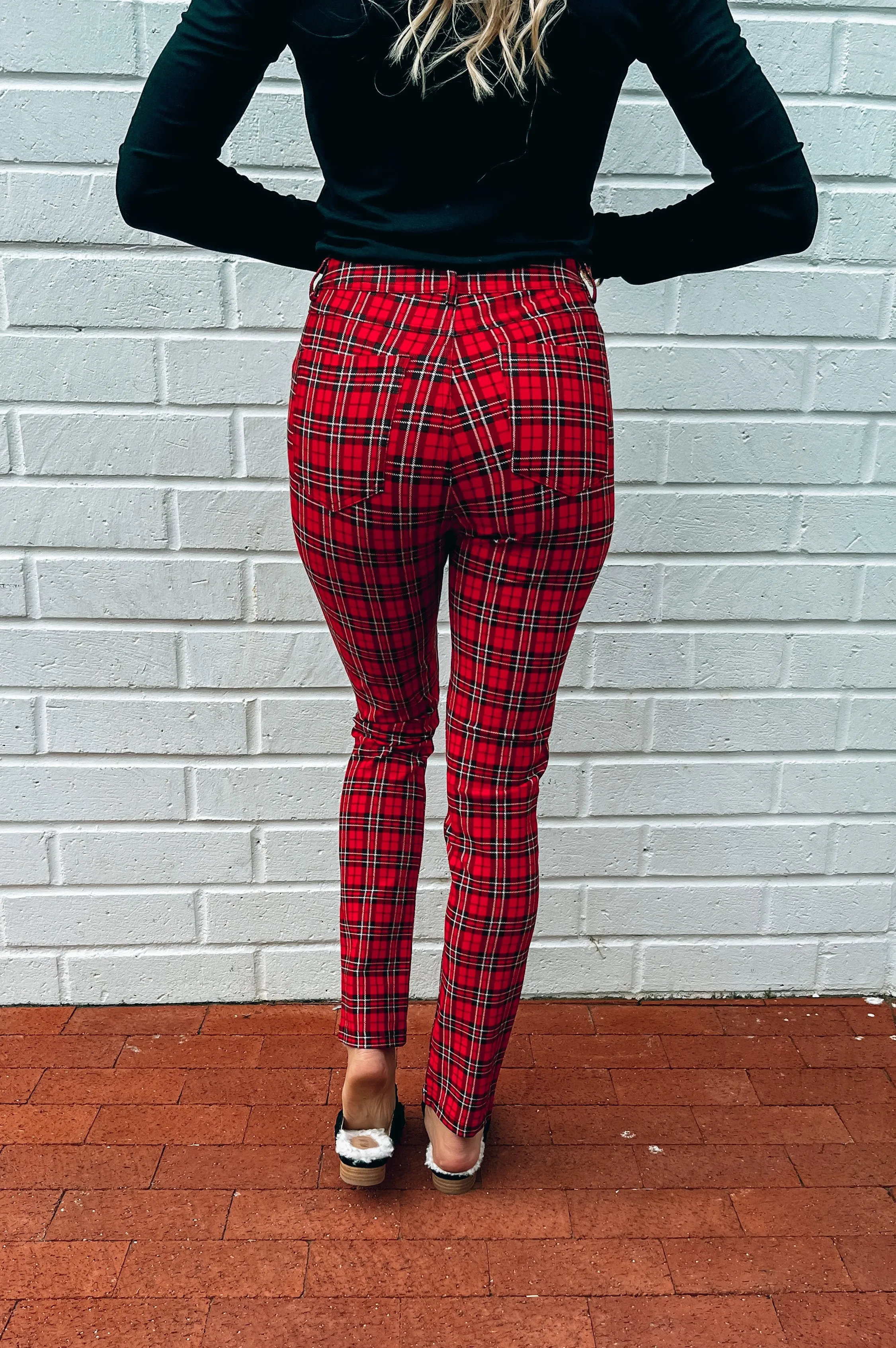 Favorite Red Plaid Pants