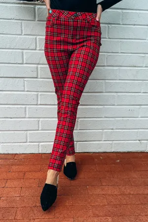 Favorite Red Plaid Pants