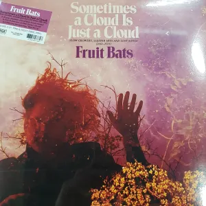 FRUIT BATS - SOMETIMES A CLOUD IS JUST A CLOUD ( PINK AND VIOLET SWIRL COLOURED)(2LP) VINYL