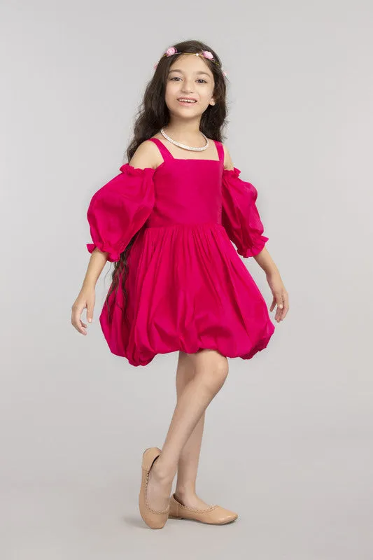 Fuchsia Balloon Dress