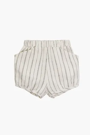 Go Gently Nation Woven Short - Natural Stripe
