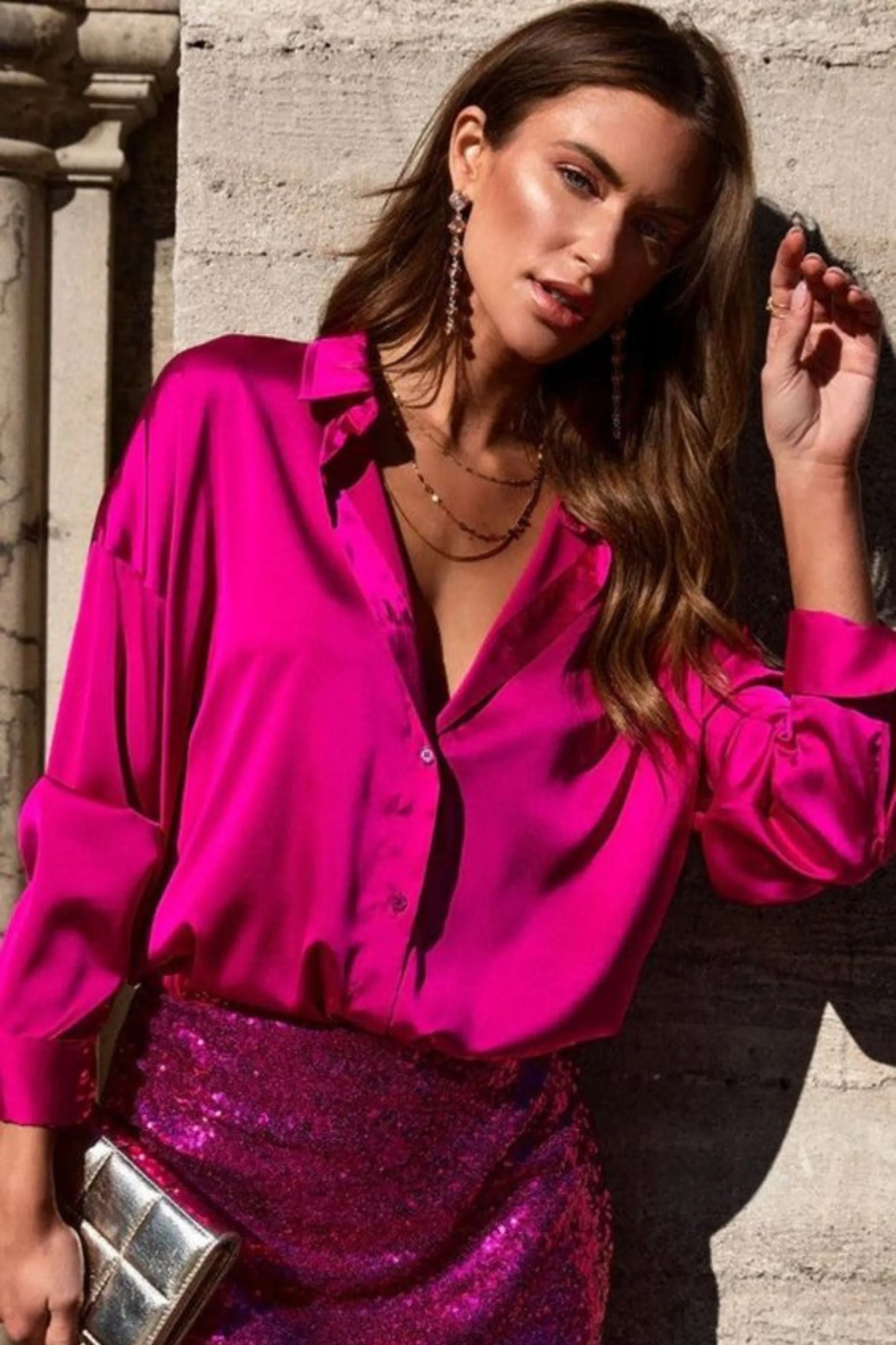 GUM SATIN SHIRT