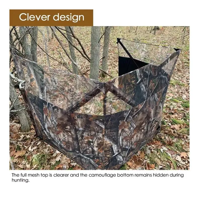 Hunting Blinds Ground Camouflage Tent With Mesh For Hunting Camouflage Tent Duck Hunting Blinds Tent Deer Blinds Quick Set up