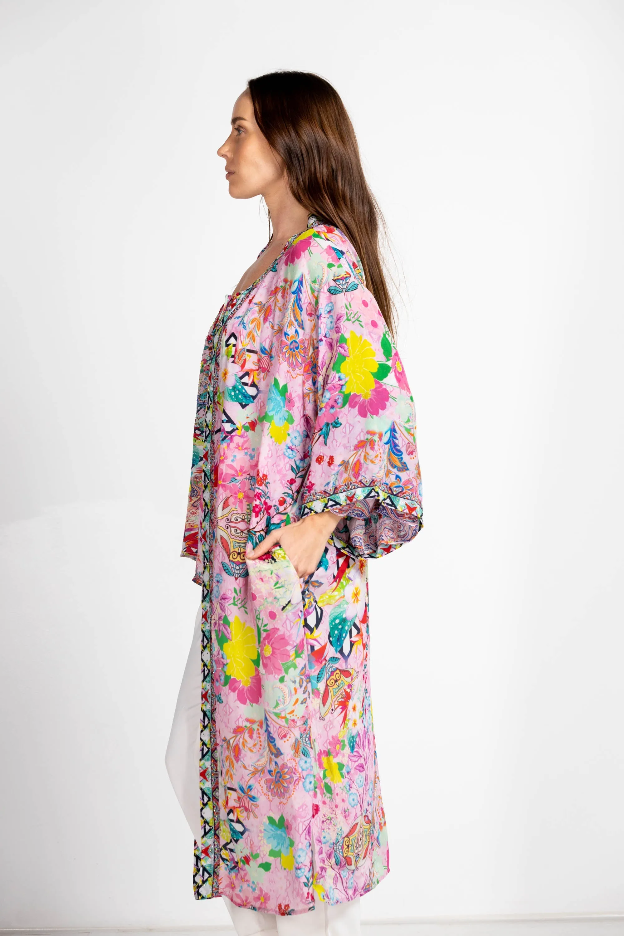 KEUKENHOF - KIMONO LONG SHRUG