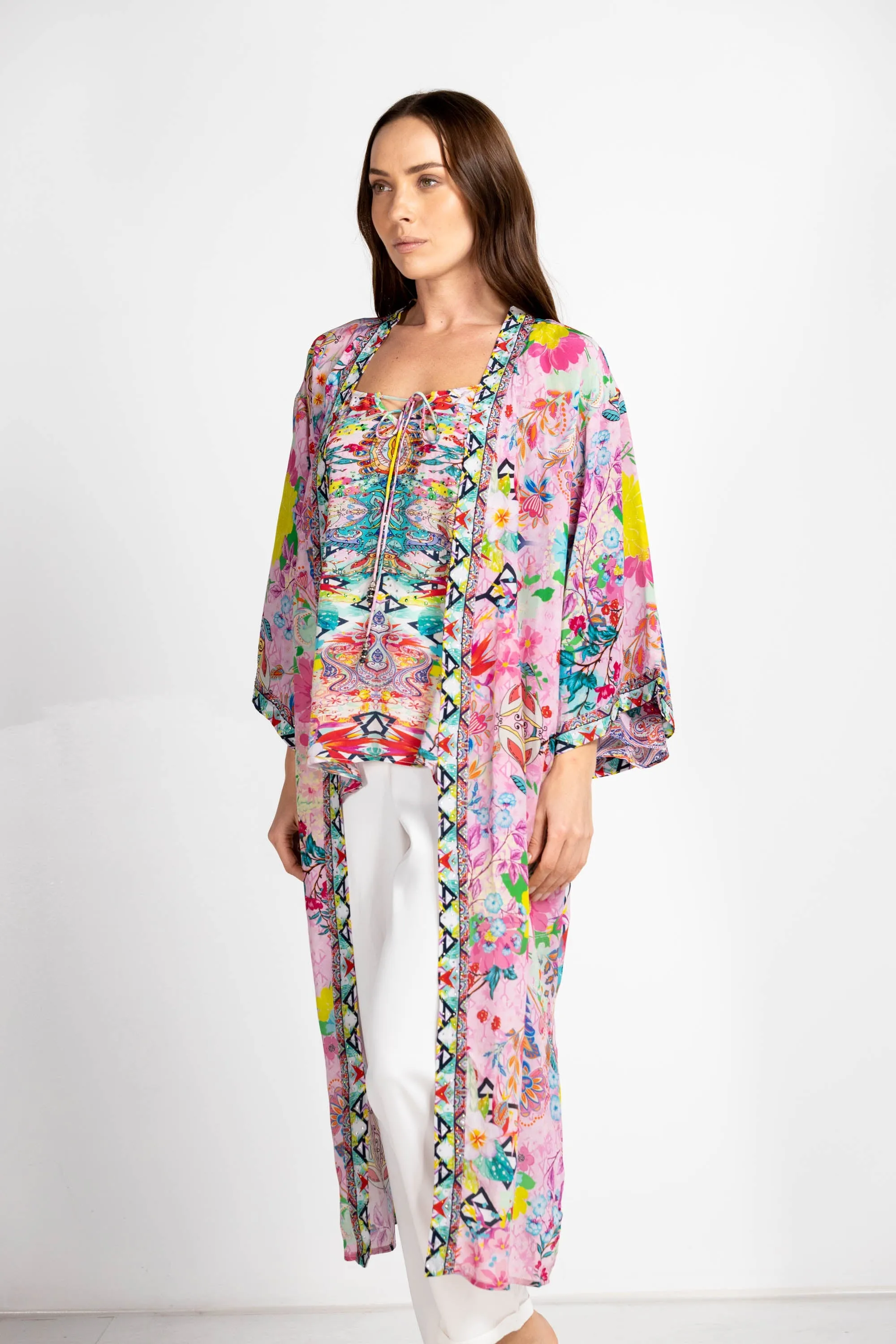 KEUKENHOF - KIMONO LONG SHRUG