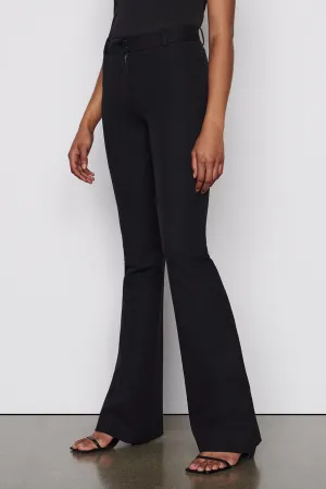 Le High Flare Trouser Black