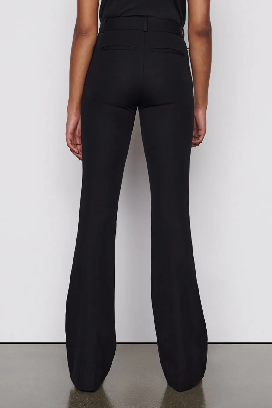 Le High Flare Trouser Black
