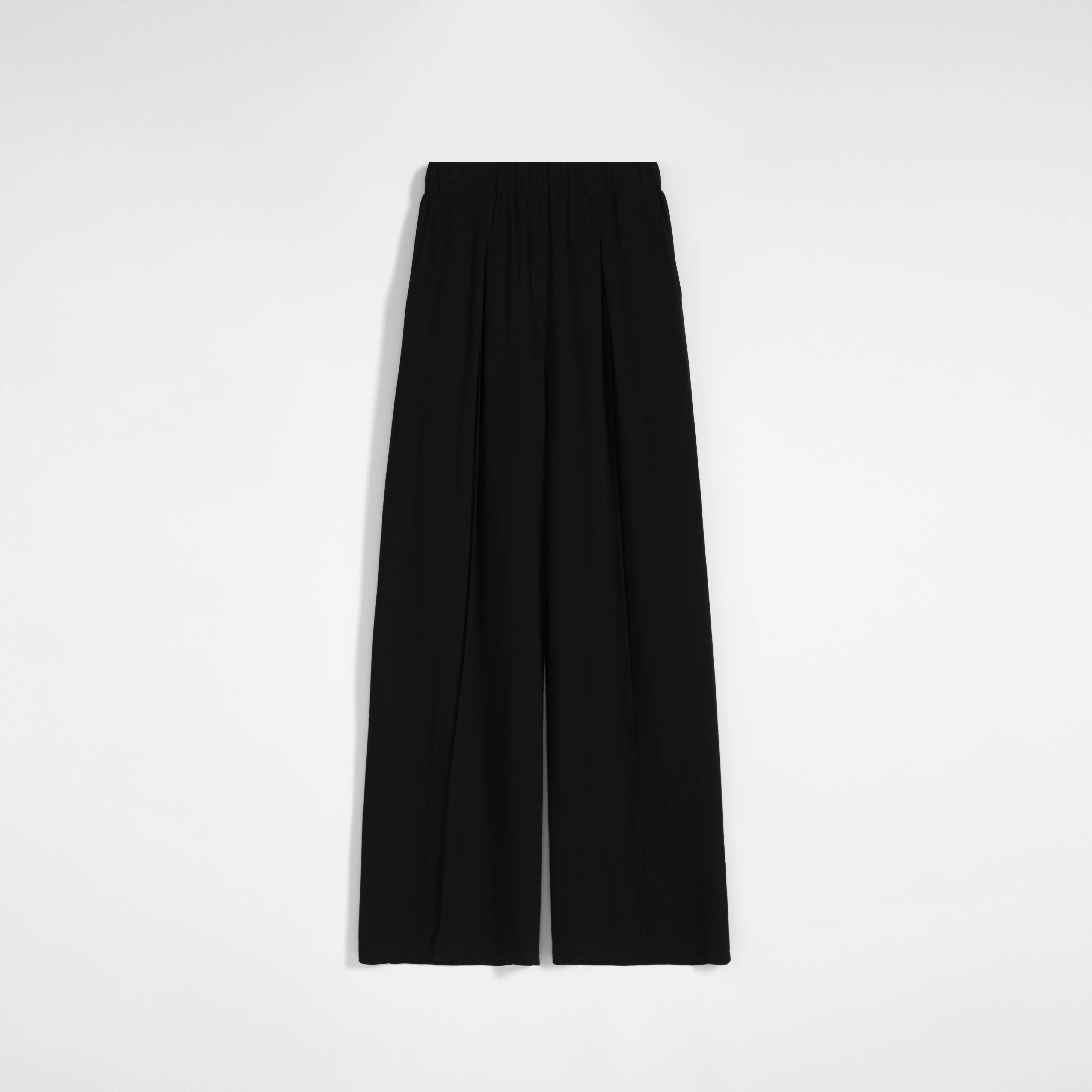 Loose-Fit Silky Linen High-Waisted Lazy Thin Pants
