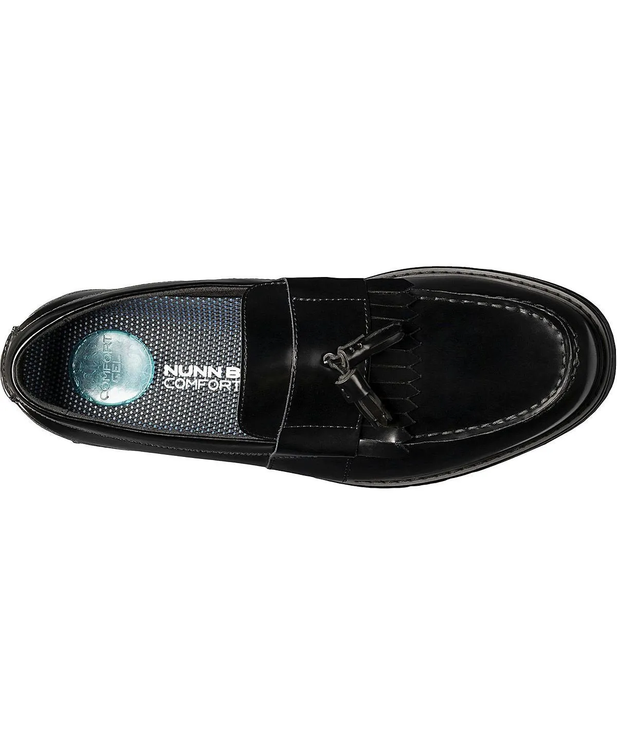 Men's keaton kiltie Nunn Bush moccasins, black