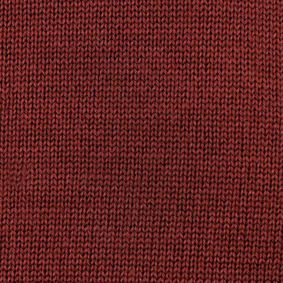 Merino Wool Sleeveless Cardigan - Terracotta