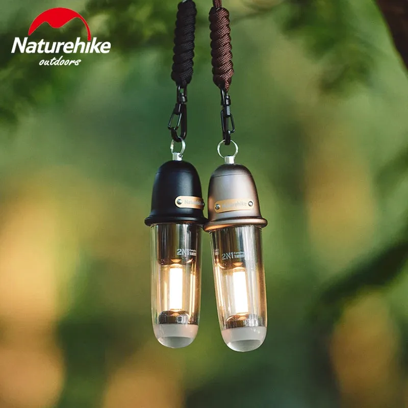 Naturehike Outdoor Portable Led Light Camping Charging Lighting Portable Flashlight Camping Atmosphere Light lamp Rechargeable
