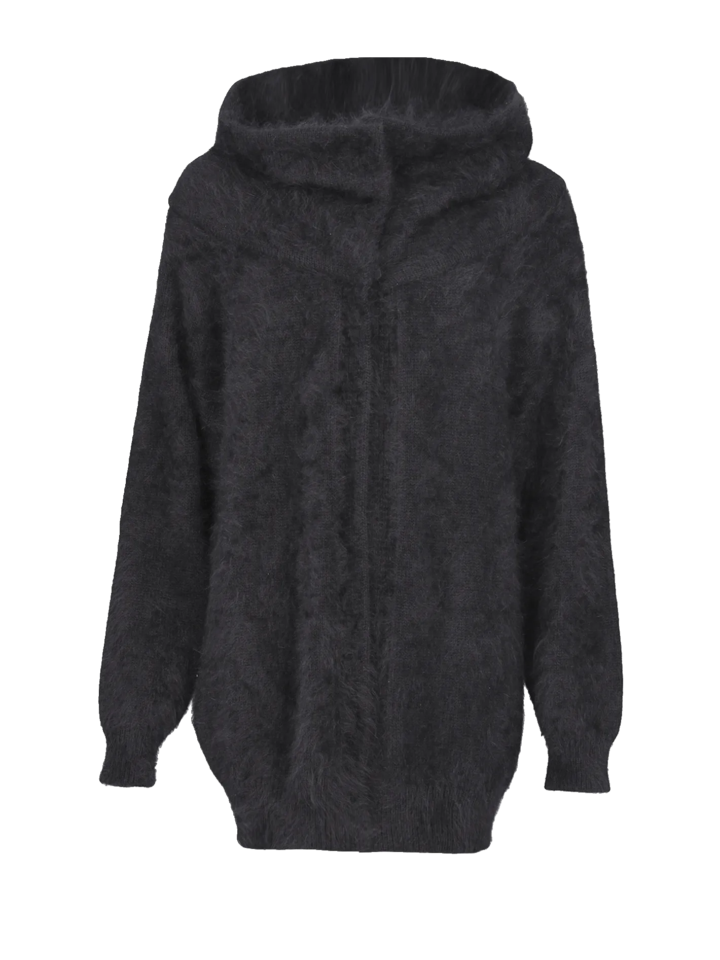 oversized wool cardigan