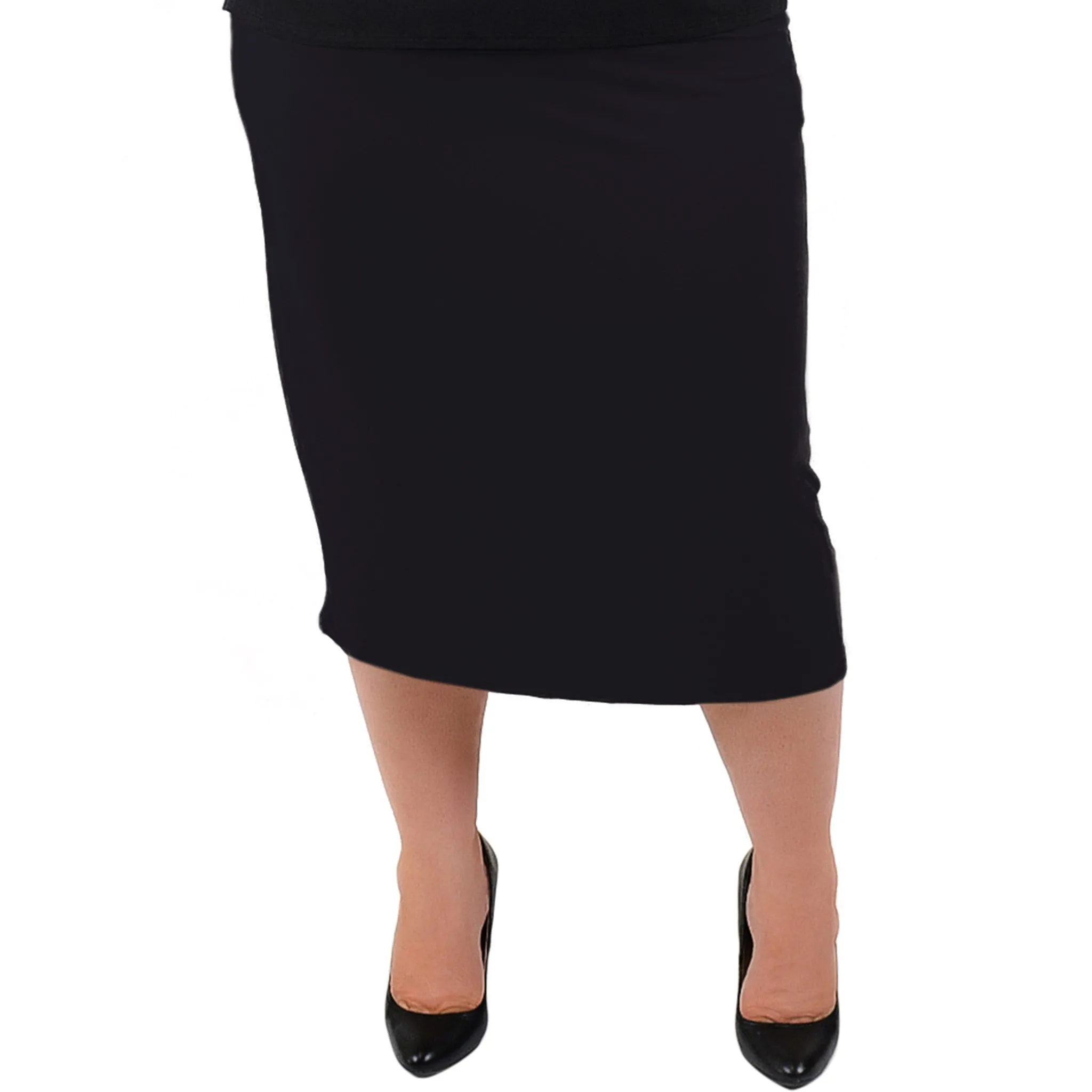 Plus Size Comfortable Soft Stretch MIDI Skirt