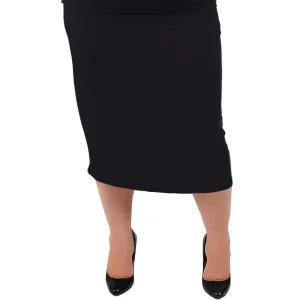 Plus Size Comfortable Soft Stretch MIDI Skirt