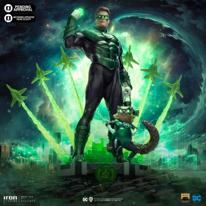 PRE-ORDER: Iron Studios DC Comics Green Lantern Unleashed Deluxe Art Scale 1/10 Statue