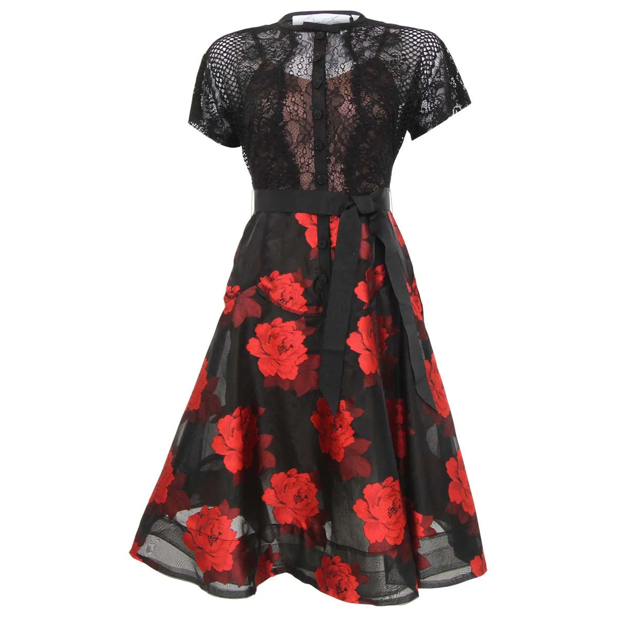 Red Rose Dress