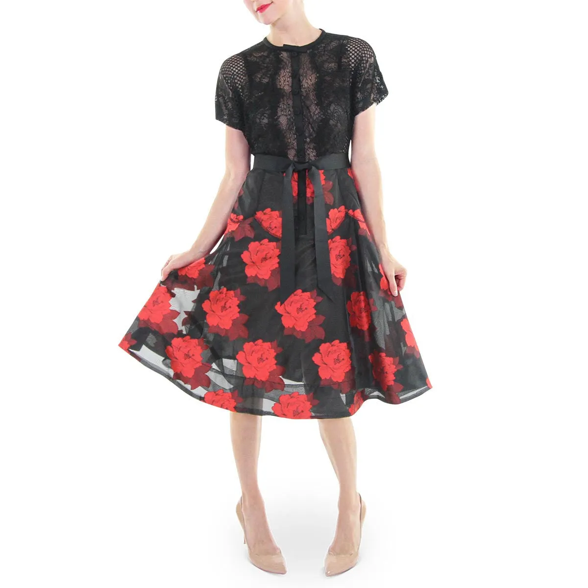 Red Rose Dress