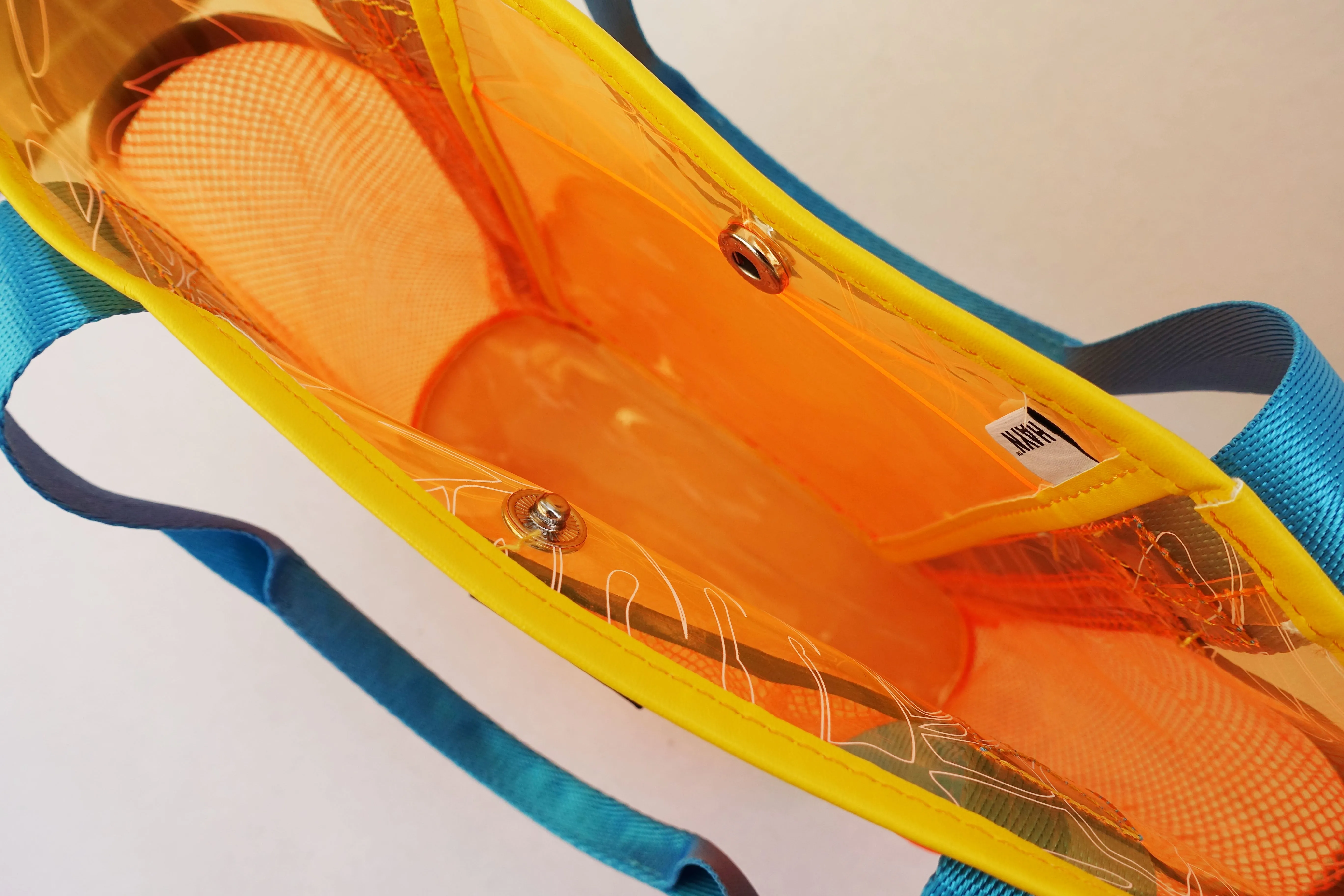 Sig on Smith x HAYN x ILA Swim Small Beach Bag - Orange/Teal/Yellow