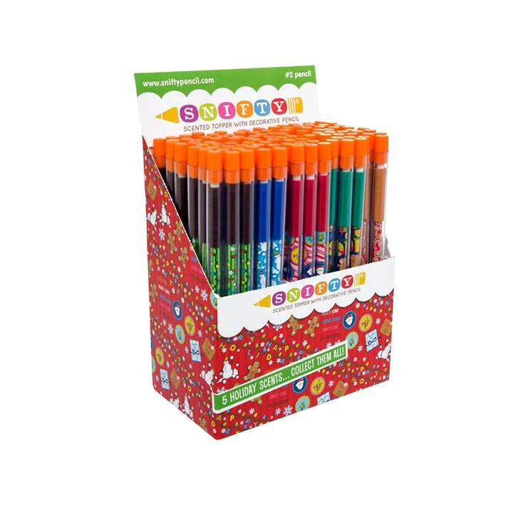 Snifty Holiday Scented Pencil Topper Assortment