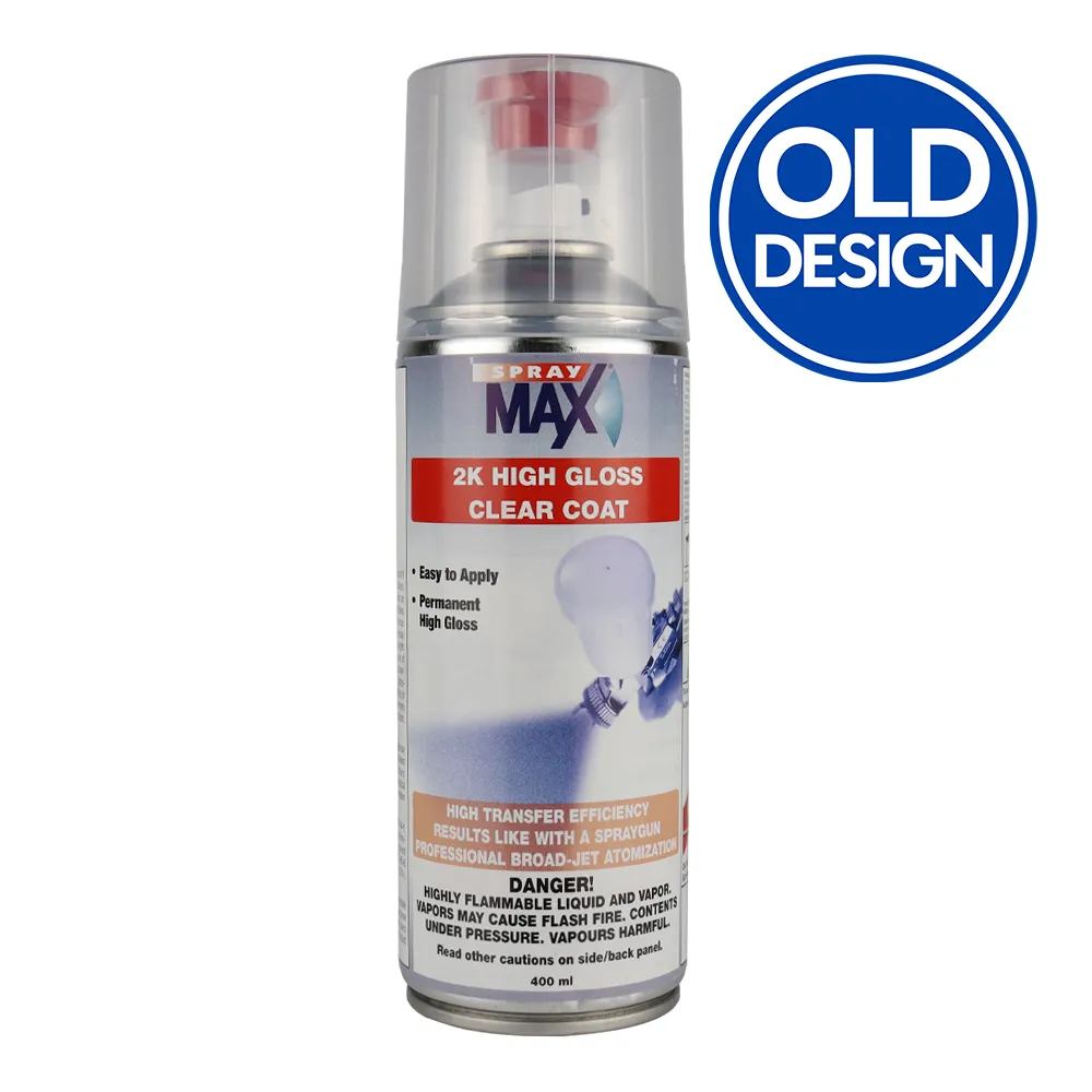 SPRAYMAX Automotive Car 2K Component High Gloss Clear Coat 400ml x 3 Pack