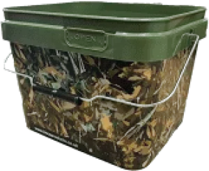Square Bucket Camouflage 5 litre