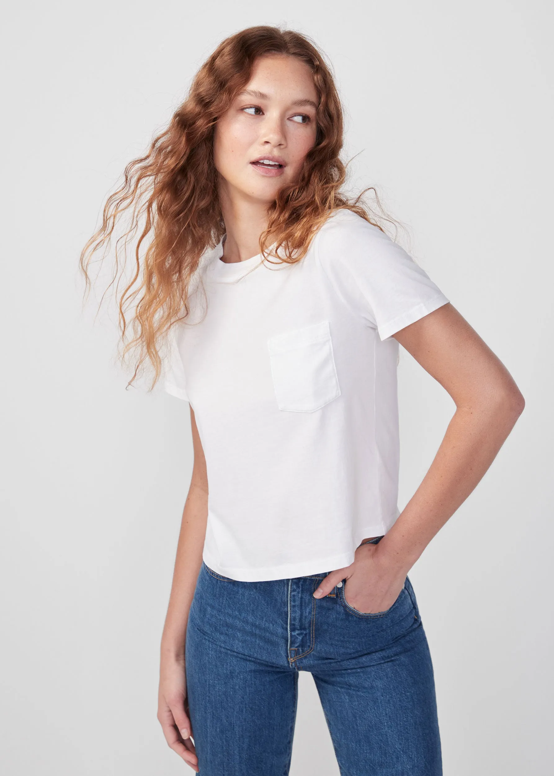The Wynn Baby Tee - White