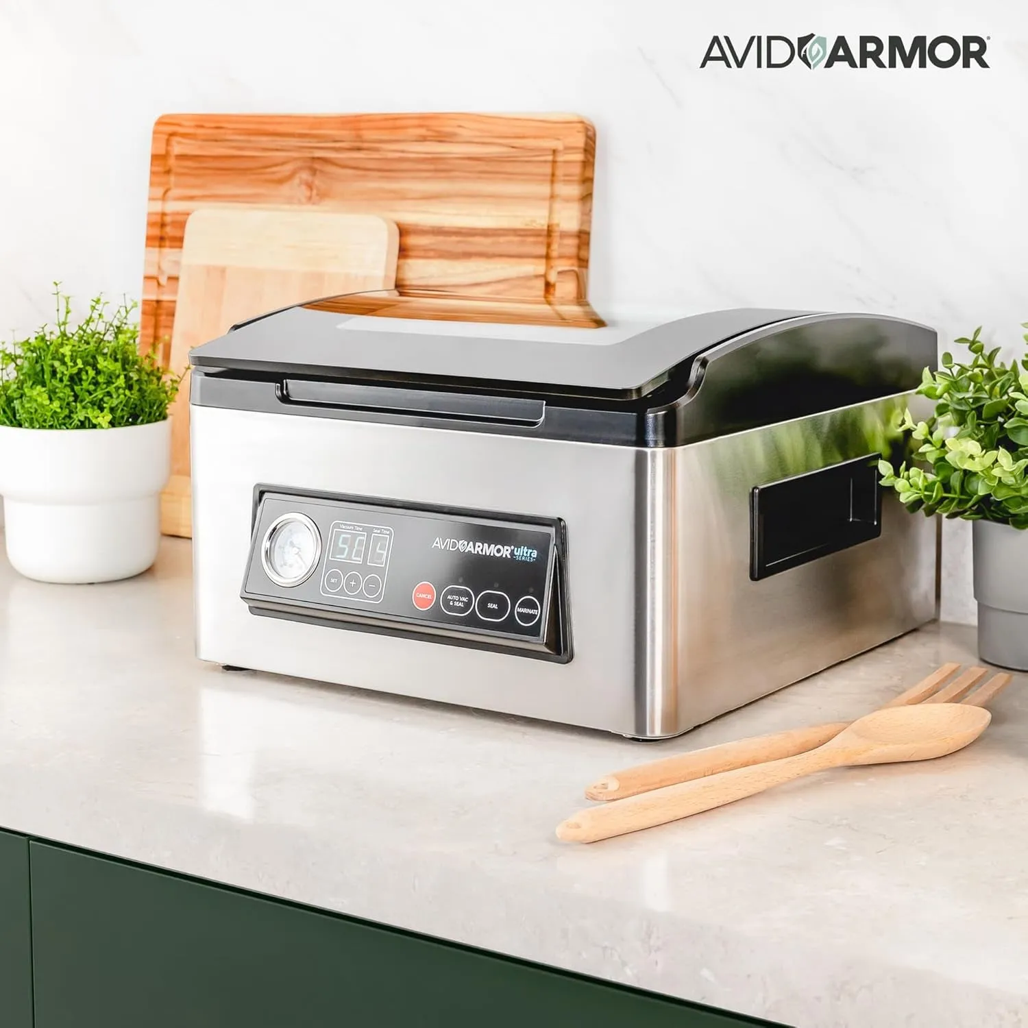 Ultra Series USV32: Premium Chamber Vacuum Sealer Machine High-Performance Vacuum Chamber Sealer for Professional and Home Use,