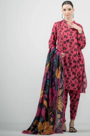 Unstitched Spring Vol 01 '24 - Glow 3 Piece