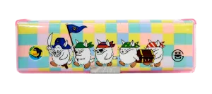 Vintage Japanese 80's Anime Cat Pirates Treasure Pencil Box Pen Case Stationery