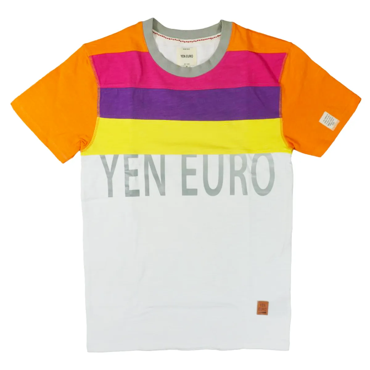 YE Color Block Reflective Tee (White) / SU 9