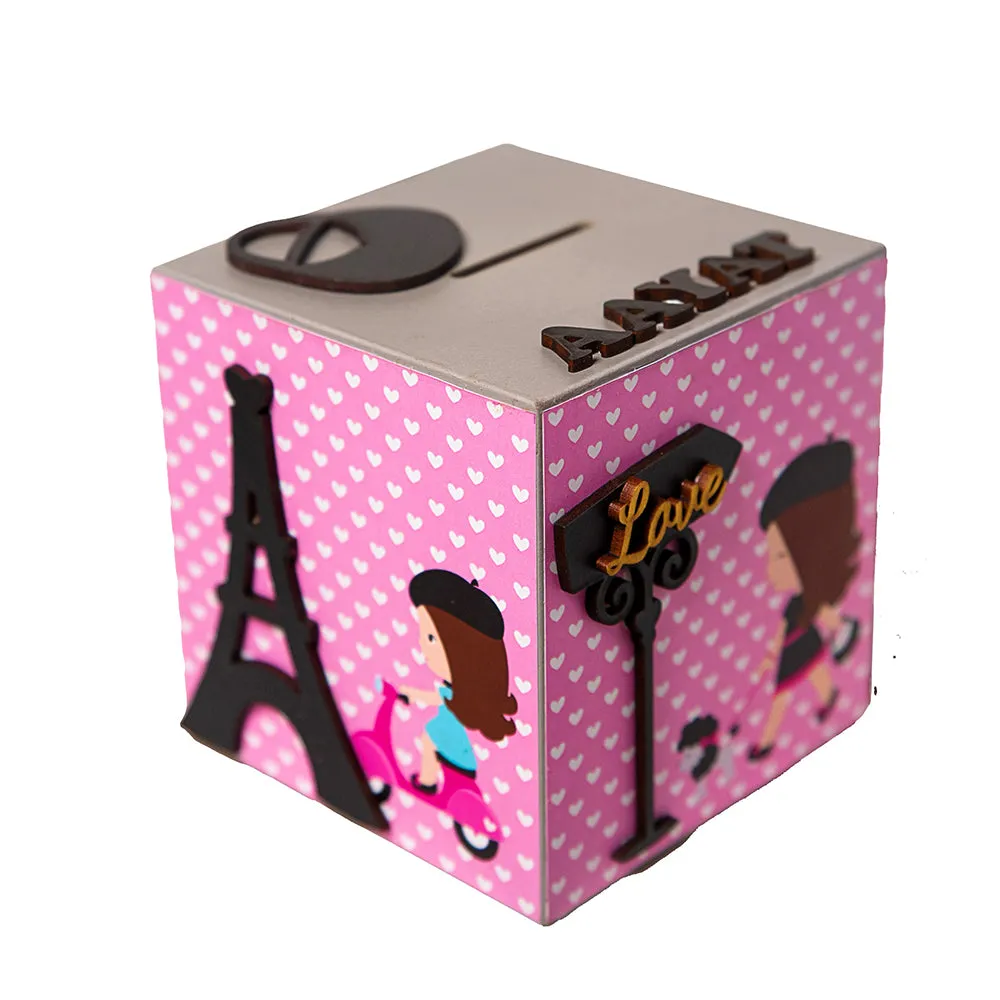 Zooplay Paris Shopping Theme Piggy Bank